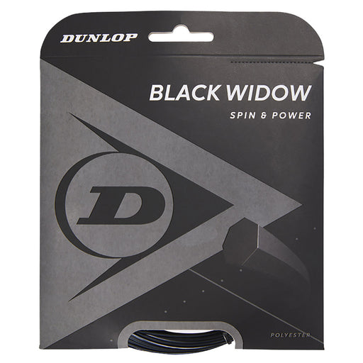 Dunlop Black Widow 17g Black Tennis String - Default Title