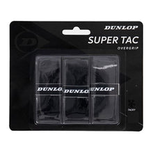 Load image into Gallery viewer, Dunlop Super Tac 3-Pack Tennis Overgrip - Black
 - 1