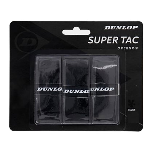 Dunlop Super Tac 3-Pack Tennis Overgrip - Black