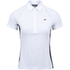 J. Lindeberg Mizu White Womens Golf Polo