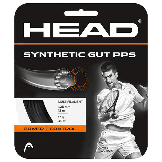 Head Synthetic Gut PPS 17G Black Tennis String