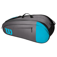 Load image into Gallery viewer, Wilson Team 6 Pack Tennis Bag - Blue/Gray
 - 1