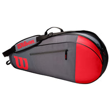 Load image into Gallery viewer, Wilson Team 3 Pack Tennis Bag - Red/Gray
 - 2