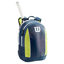 Load image into Gallery viewer, Wilson Junior Tennis Backpack - Nvy/Lim Grn/Wht
 - 8