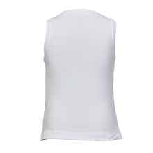 Load image into Gallery viewer, Sofibella White Racquet Girls Tennis Tank Top
 - 4