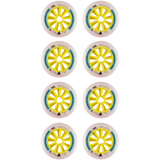 Rollerblade Hydrogen Pro 100mm XX-Firm TRK Inline Skate Wheels 8-pack