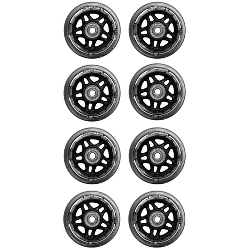 Rollerblade 80mm/82A + SG7 Inline Skate Wheel Kit - Neutral