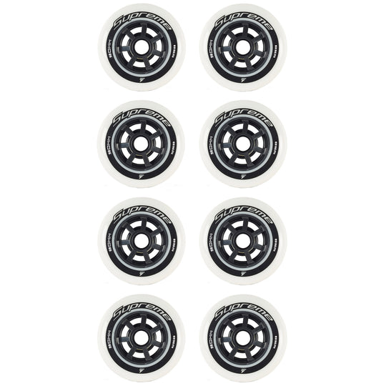 Rollerblade Supreme 90mm/85A Inline Skate Wheels 8-pack