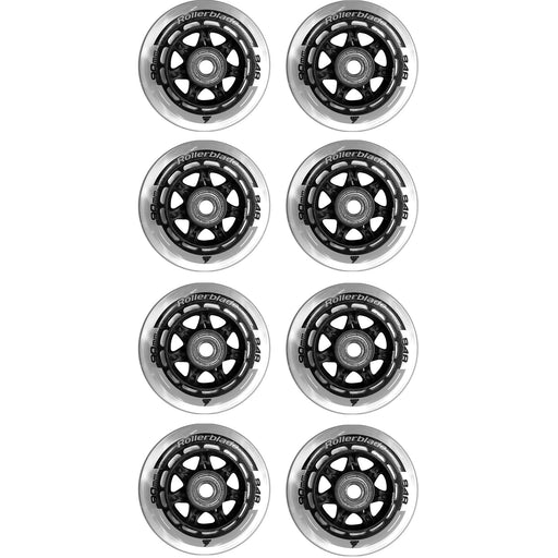 Rollerblade 90mm/84A + SG9 Inline Skate Wheel Kit - Neutral