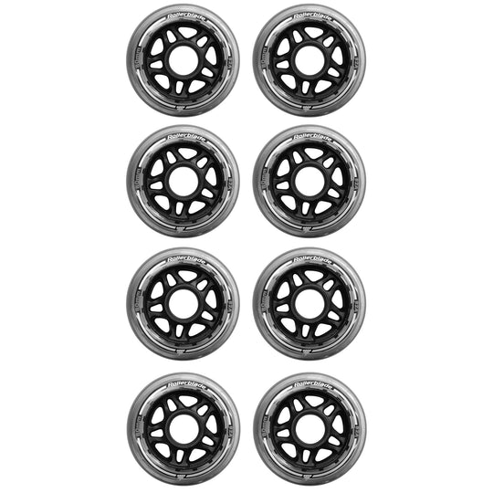 Rollerblade 80mm/82A Inline Skate Wheels 8-pack