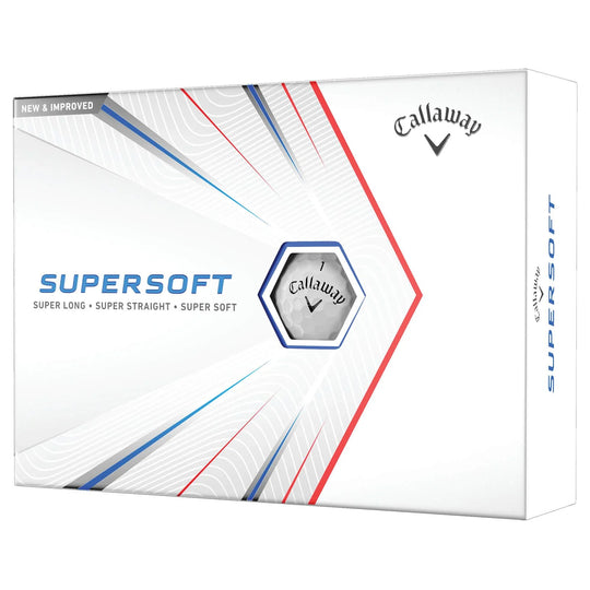 Callaway Supersoft White Golf Balls - Dozen