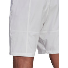 Load image into Gallery viewer, Adidas Ergo White 9in Mens Tennis Shorts
 - 3