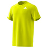 Adidas Club 3-Stripes Acid Yellow Mens Tennis Shirt