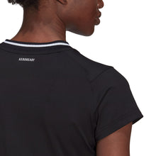 Load image into Gallery viewer, Adidas Freelift Match Black Womens Tennis Shirt
 - 3
