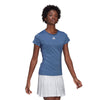 Adidas Freelift Match Blue Womens Tennis Shirt