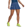 Adidas HEAT.RDY Primeblue Match Crew Blue Womens Tennis Skirt