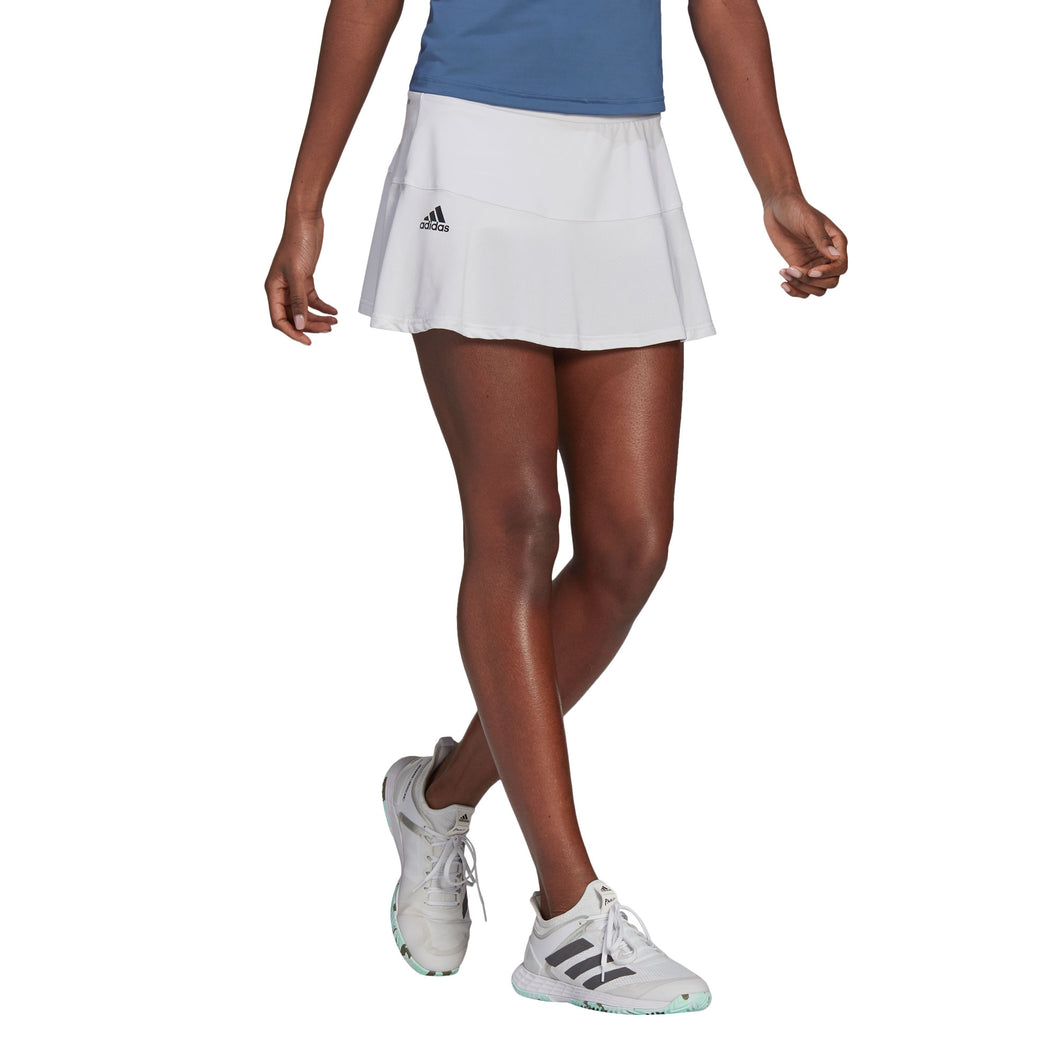 Adidas Match White Womens Tennis Skirt - White/Black/XL