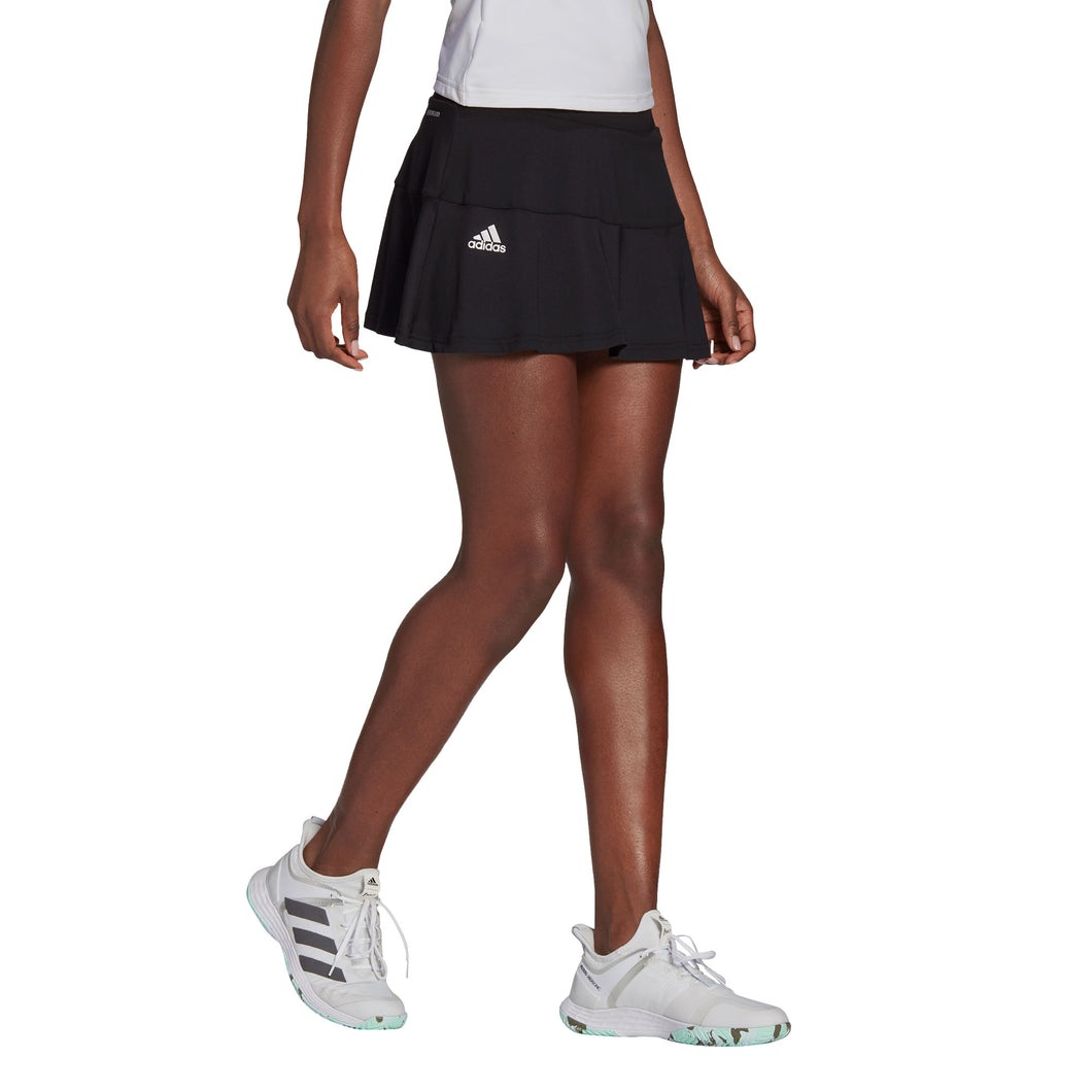 Adidas Match Black Womens Tennis Skirt - Black/White/XL