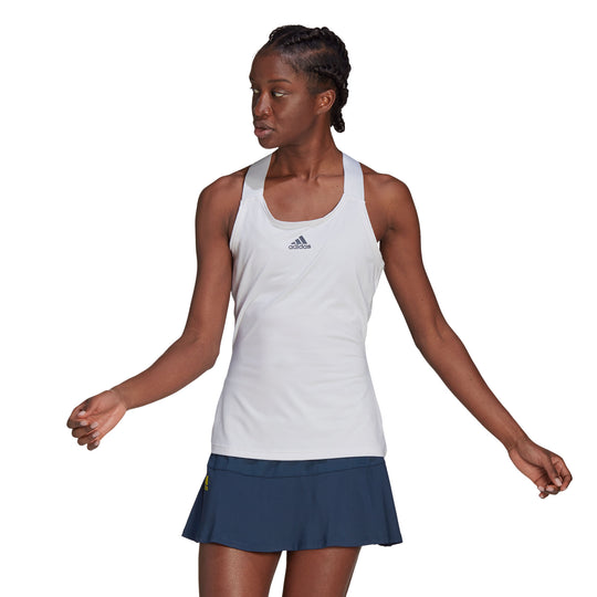Adidas Y-Tank White-Black Womens Tennis Tank Top