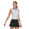 Adidas Club Knotted White Womens Tennis Tank Top