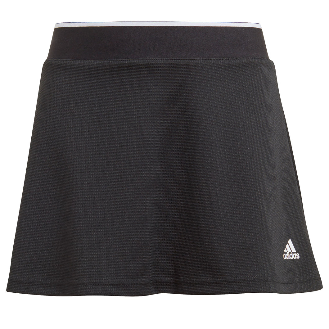 Adidas Club Girls Tennis Skirt - BLK/WHT 001/XL