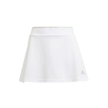 Load image into Gallery viewer, Adidas Club Girls Tennis Skirt - White/Grey Two/XL
 - 3