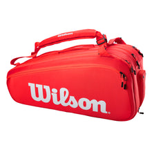 Load image into Gallery viewer, Wilson Super Tour 15 Pack Tennis Bag - Red
 - 1