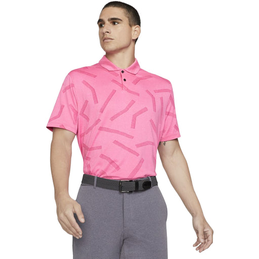 Nike Dri-FIT Vapor Course Print Mens Golf Polo - HYPER PINK 639/XXL