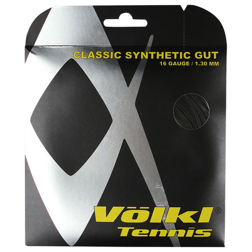 Volkl Classic Synthetic Gut Black 16 Tennis String - Default Title