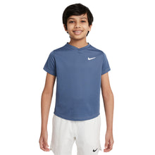 Load image into Gallery viewer, NikeCourt Dri-FIT Victory Boys Tennis Shirt - ASHEN SLATE 493/XL
 - 1