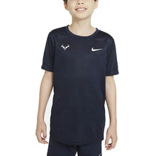Load image into Gallery viewer, NikeCourt Dri-FIT Rafa Boys Tennis T-Shirt 2021 - OBSIDIAN 451/XL
 - 2