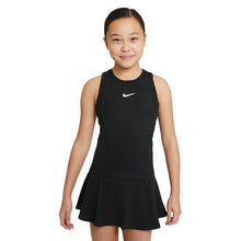 Load image into Gallery viewer, NikeCourt Dri-FIT Victory Girls Tennis Tank Top - BLACK 010/XL
 - 1