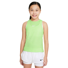 Load image into Gallery viewer, NikeCourt Dri-FIT Victory Girls Tennis Tank Top - LIME GLOW 345/XL
 - 7