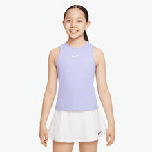 Load image into Gallery viewer, NikeCourt Dri-FIT Victory Girls Tennis Tank Top - LT THISTLE 569/L
 - 9