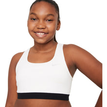 Load image into Gallery viewer, Nike Swoosh Girls Sports Bra - WHITE 100/L
 - 3