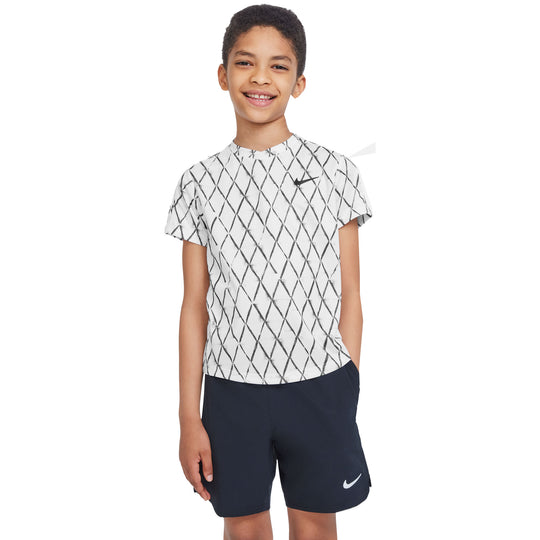 NikeCourt Dri-FIT Victory Boys Short Sleeve Tennis Shirt