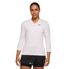 NikeCourt Dri-FIT UV Victory 3/4 Sleeve Womens Tennis Shirt