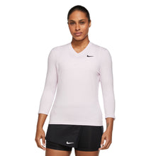 Load image into Gallery viewer, NikeCourt DF UV Victory 3/4 Womens Tennis Shirt - REGAL PINK 695/L
 - 1