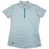 Adidas Advantage Novelty Teal Womens Golf Polo