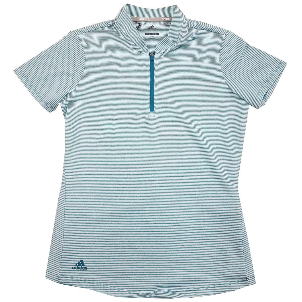 Adidas Advantage Novelty Teal Womens Golf Polo - Teal/XL