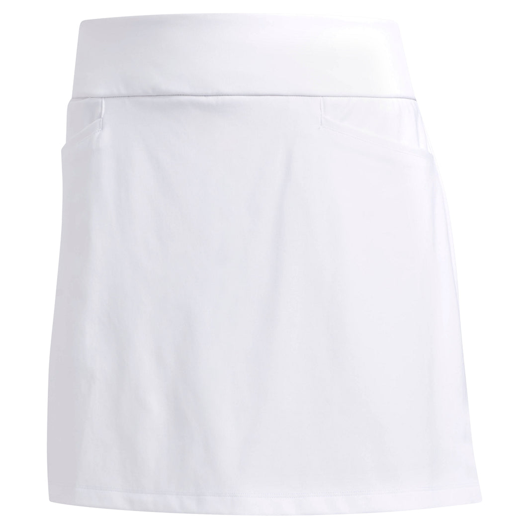Adidas Knit Solid Womens Golf Skort - White/XL