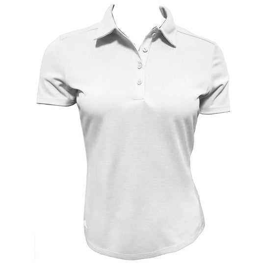 Adidas Advantage White Womens Golf Polo