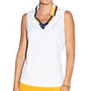 GGBlue Jasmine V-Neck Womens Sleeveless Golf Polo