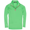 RLX UV Protection Force Green Womens 1/4 Zip Golf Pullover