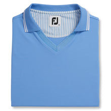 Load image into Gallery viewer, FootJoy South Livin Opn Collr Blu Womens Golf Polo
 - 3