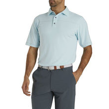 Load image into Gallery viewer, FootJoy Pique Solid w Stitch Ice Blu Men Golf Polo
 - 1