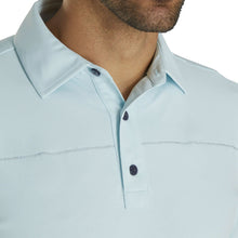Load image into Gallery viewer, FootJoy Pique Solid w Stitch Ice Blu Men Golf Polo
 - 3