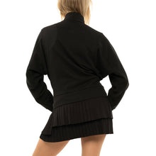 Load image into Gallery viewer, Lucky in Love Love In Action Blk Wmn Tennis Jacket
 - 2