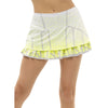 Lucky in Love Take a Pleat Neon Yellow 13in Womens Tennis Skirt