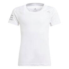 Load image into Gallery viewer, Adidas Club Girls Tennis T-Shirt - White/Grey Two/L
 - 2